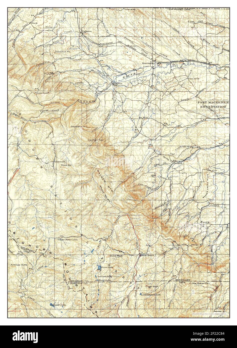 Mapa de dayton wyoming fotografías e imágenes de alta resolución Alamy