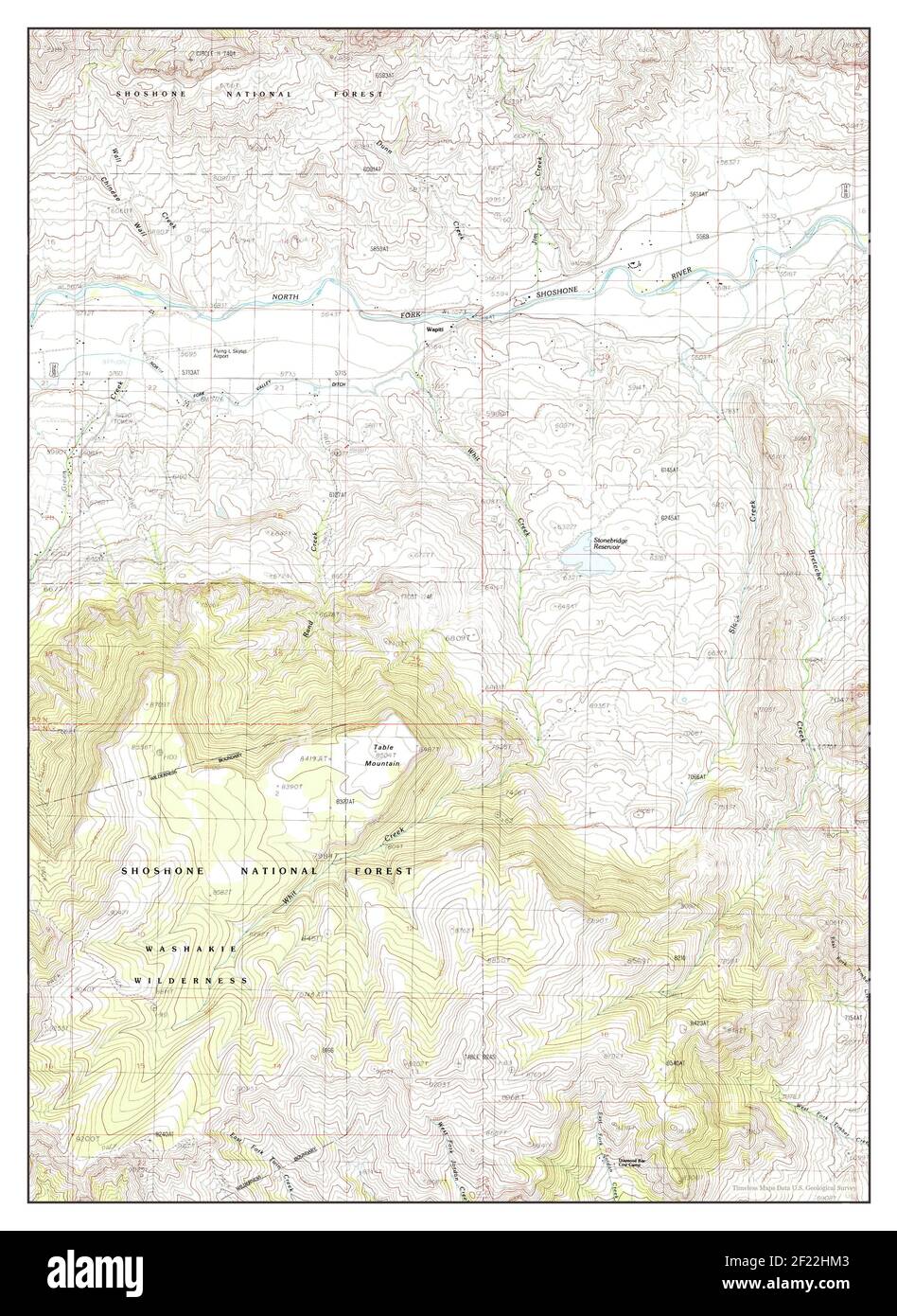 Mapa de wapiti wyoming fotografías e imágenes de alta resolución Alamy