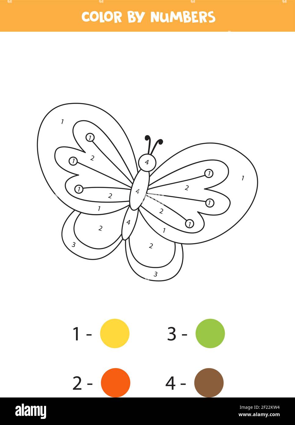 Dibujos para colorear juego de pintar mariposa 
