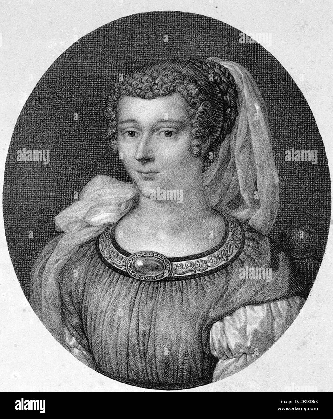 MARIE de GOURNAY (1565-1645) novelista y feminista francesa Foto de stock