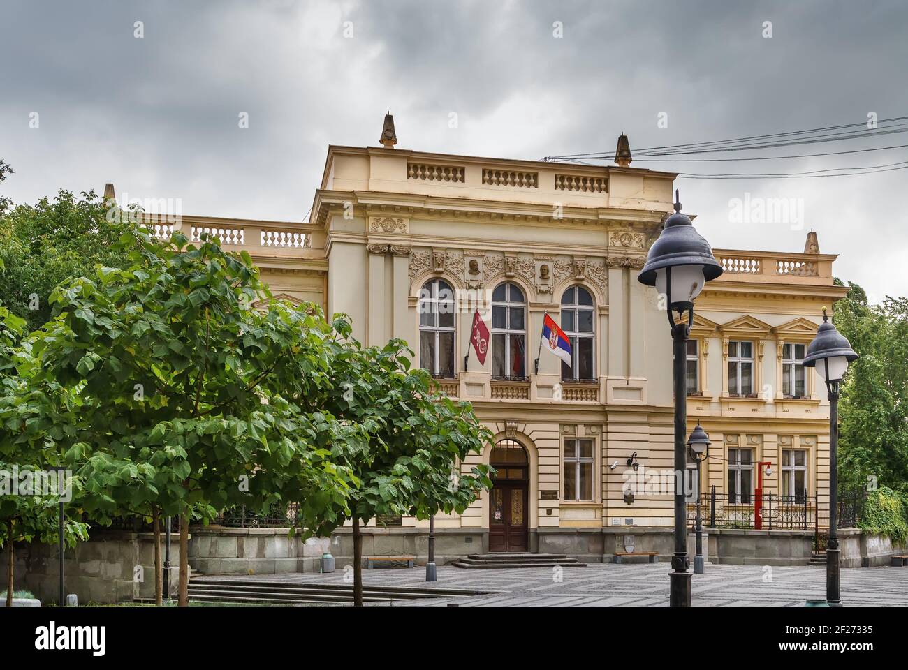 Escuela Primaria King Petar I, Belgrado, Serbia Foto de stock