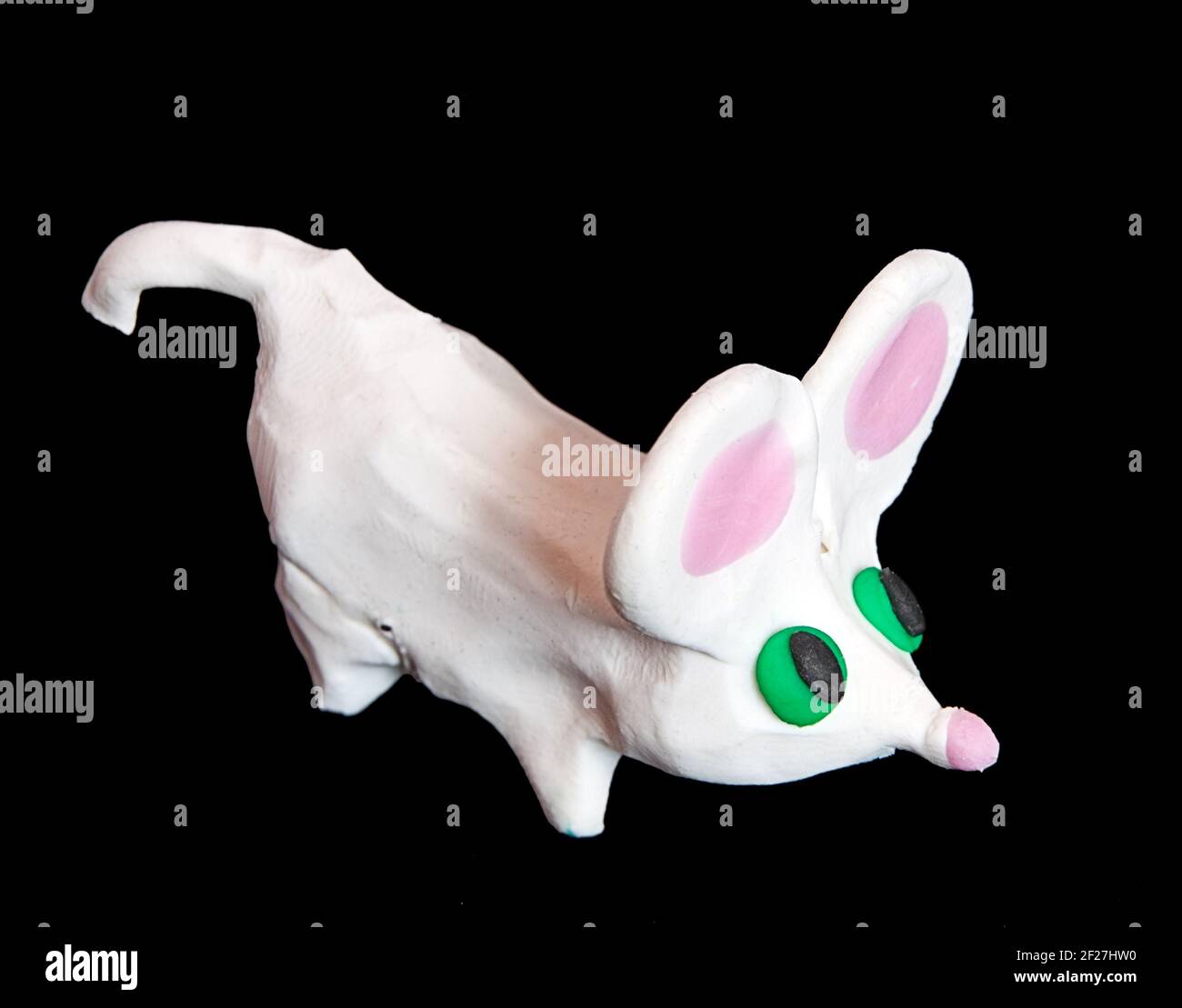 El ratón de plastilina. Creatividad de los niños desde la edad preescolar  Fotografía de stock - Alamy