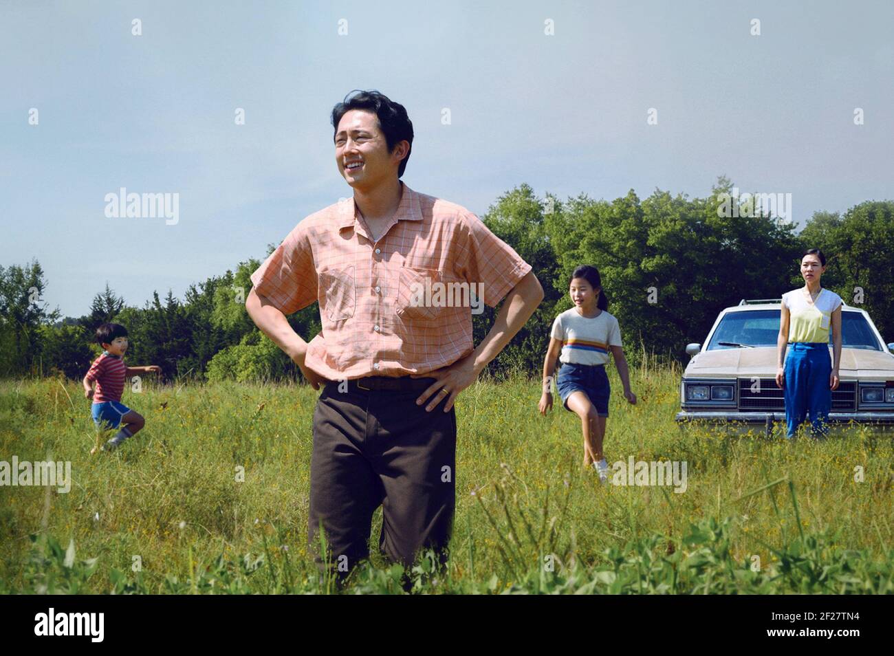 KIM,YEUN,CHO,HAN, MINARI, 2020, ©DAVID BORNFRIEND/PLAN BA24 Foto de stock