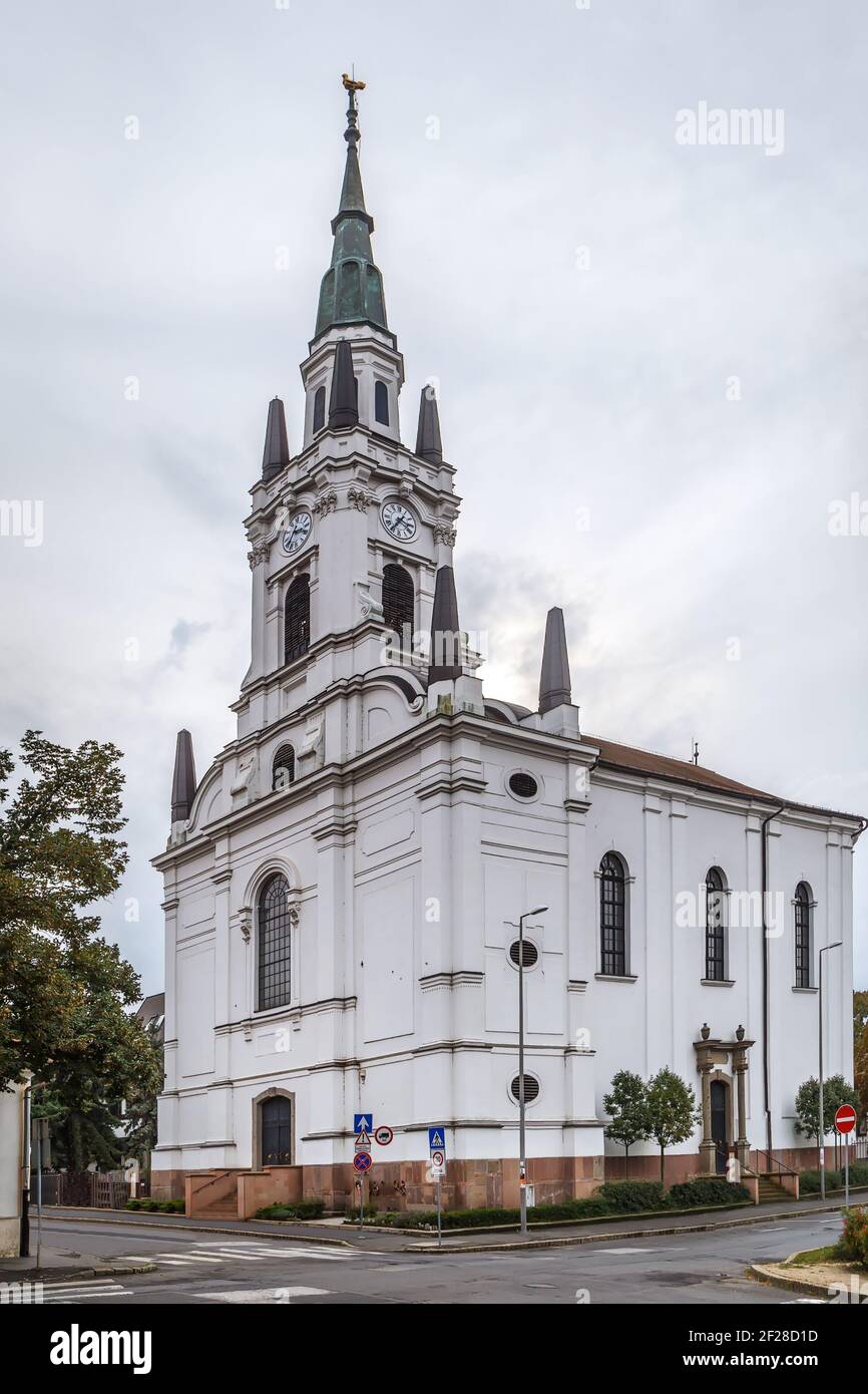 Iglesia reformada. Miskolc, Hungría Foto de stock