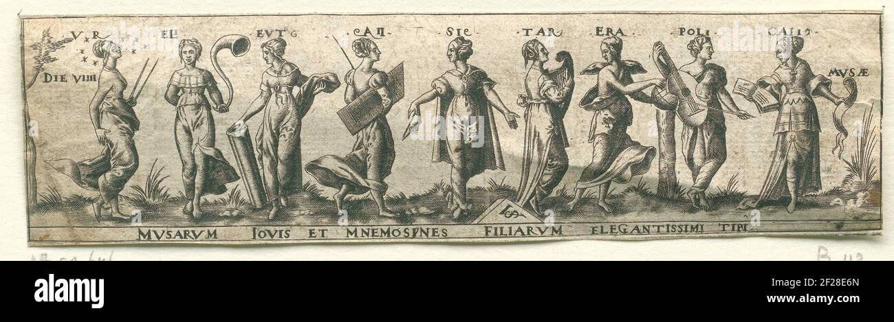 Fries Conoci A Negen Muzen Muses Hijas De Zeus Y Mnemosyne Elegantes 