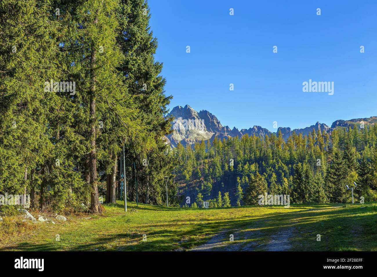 Montañas Tatras altas, Eslovaquia Foto de stock