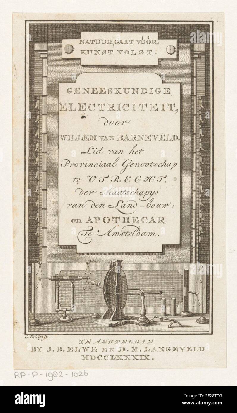 Objetos médicos o físicos; Título para Willem van Barneveld, Medical