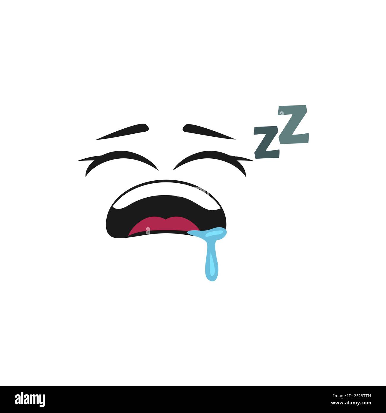 Dormido con la boca abierta Imágenes recortadas de stock - Alamy