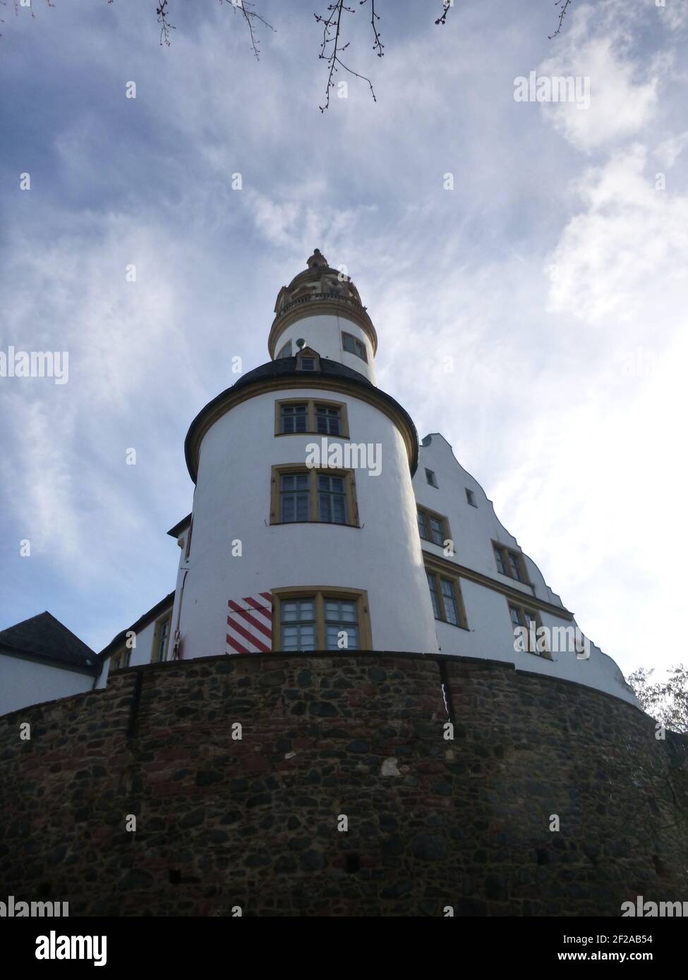El castillo de Hoechst está en la parte occidental de Frankfurt. Fue