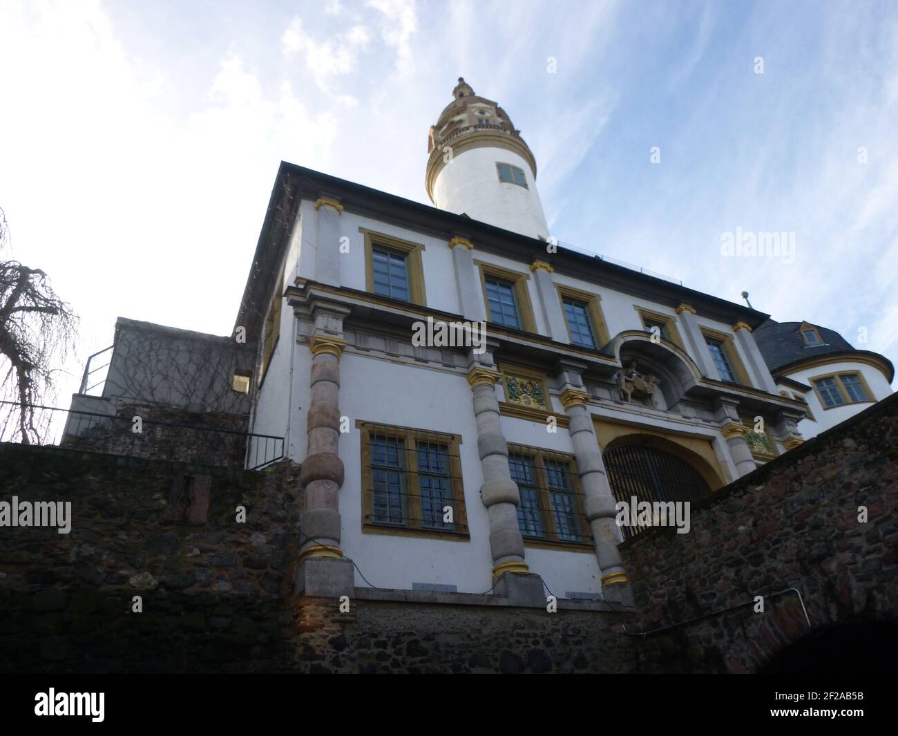 El castillo de Hoechst está en la parte occidental de Frankfurt. Fue