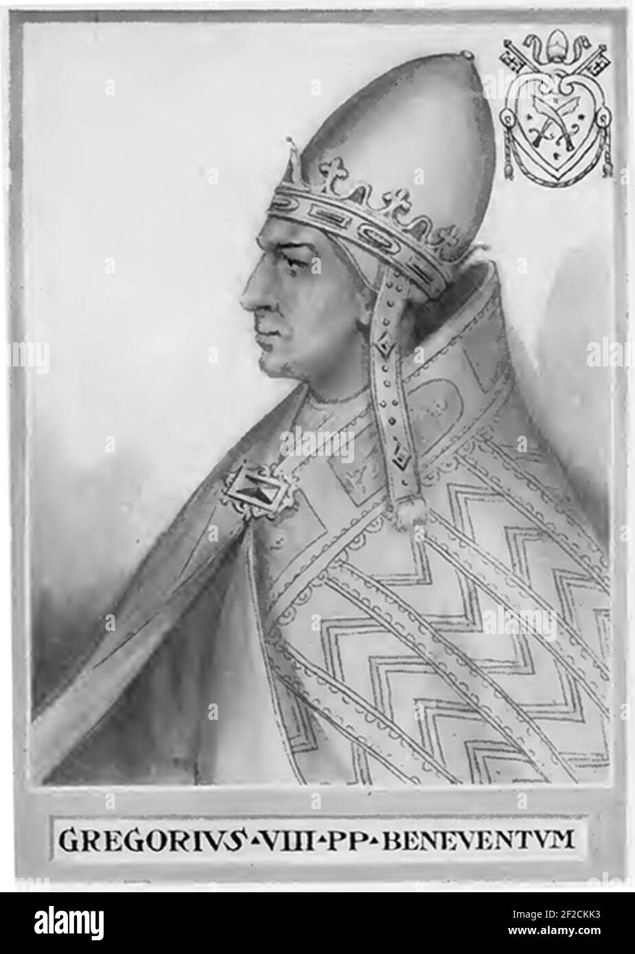 Papa Gregorio VIII Fotografía de stock - Alamy