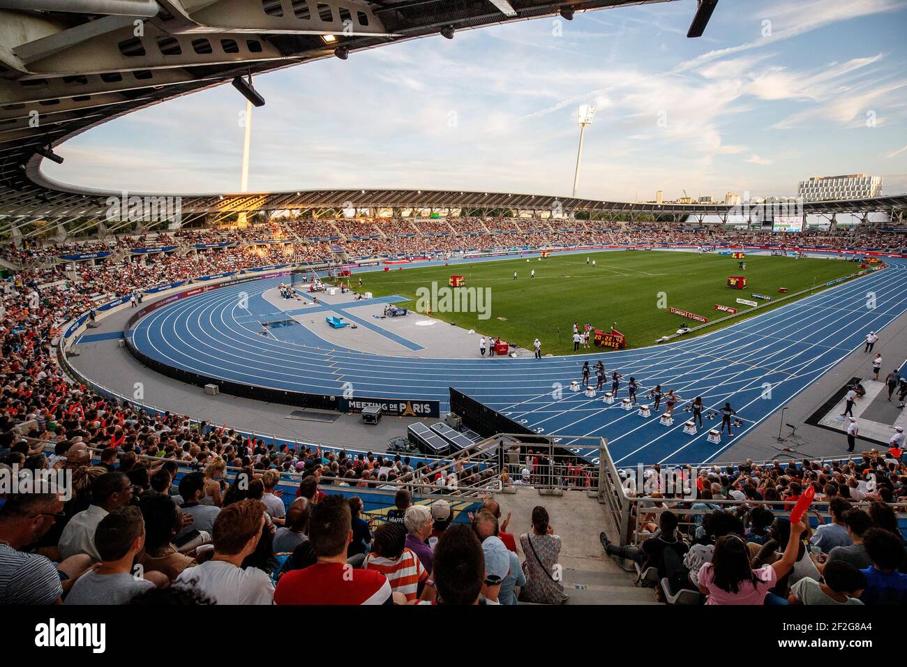 CHARLETY Estadio durante la Liga Diamante de la IAAF París 2019 el 24 de  agosto de