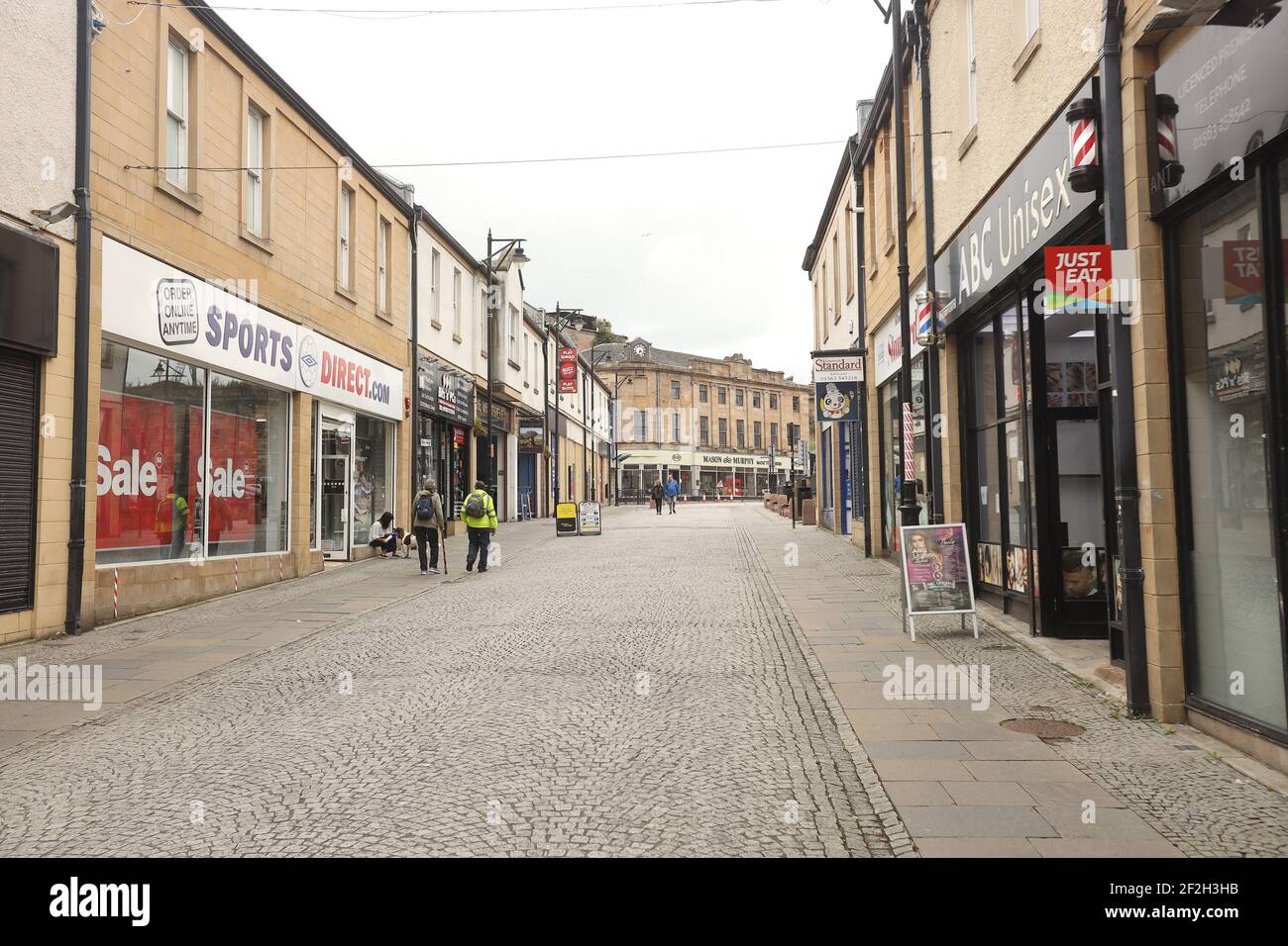 King Street, Kilmarnock, East Ayrshire Foto de stock