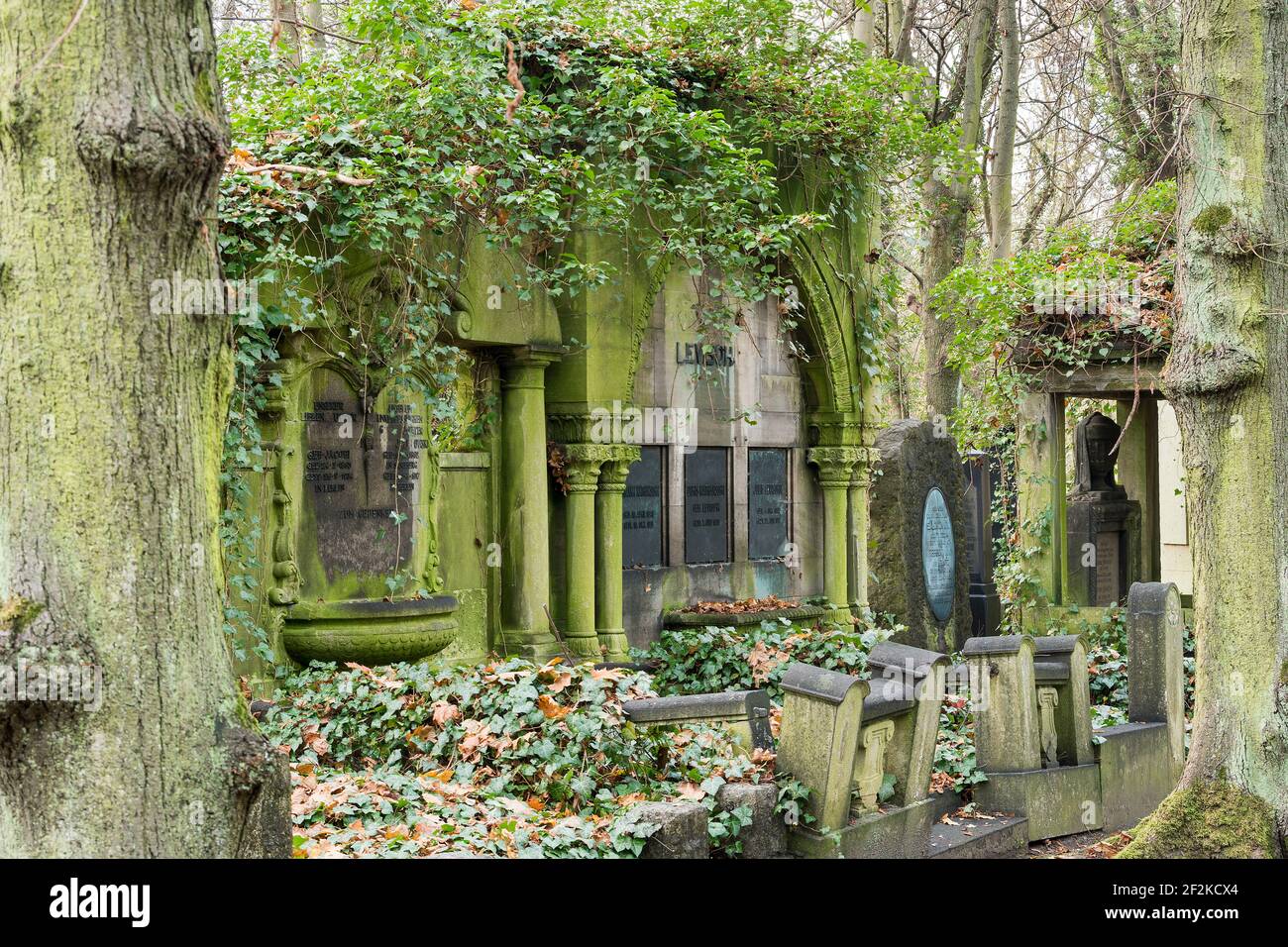 Berlín, cementerio judío Berlín Weissensee, complejo de tumbas
