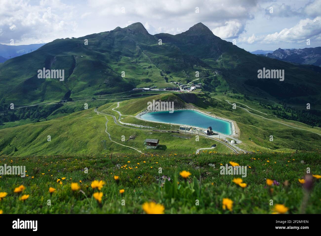 Vista de Kleine Scheidegg (paso de montaña), Cantón de Berna, Suiza, Europa Foto de stock