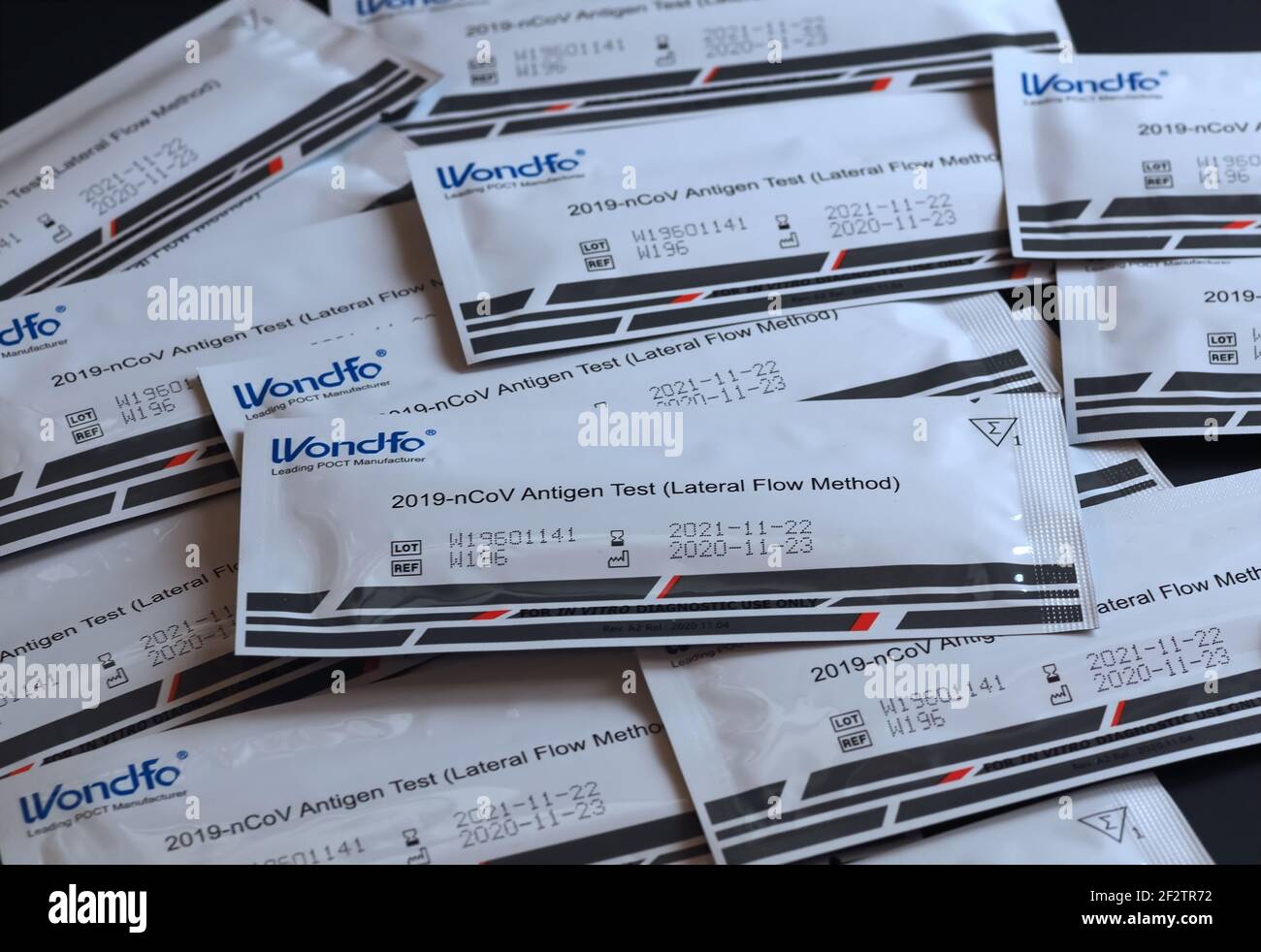 Wondfo Covid19 o Corona Antigen Test para pruebas rápidas Fotografía