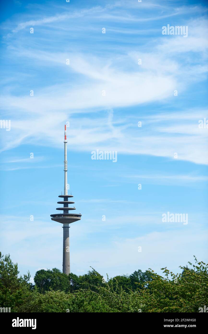 El Funkturm en Münster Foto de stock