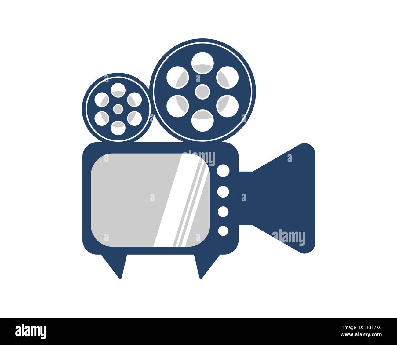 Combinación de televisión con grabadora de vídeo Foto de stock