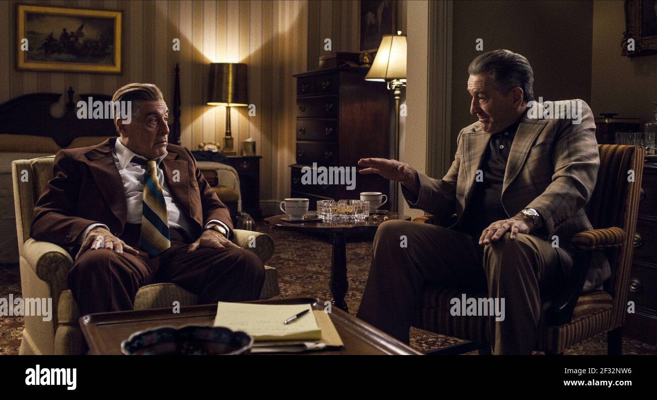 PACINO,NIRO, EL IRISHMAN, 2019, ©NETFLIX Foto de stock
