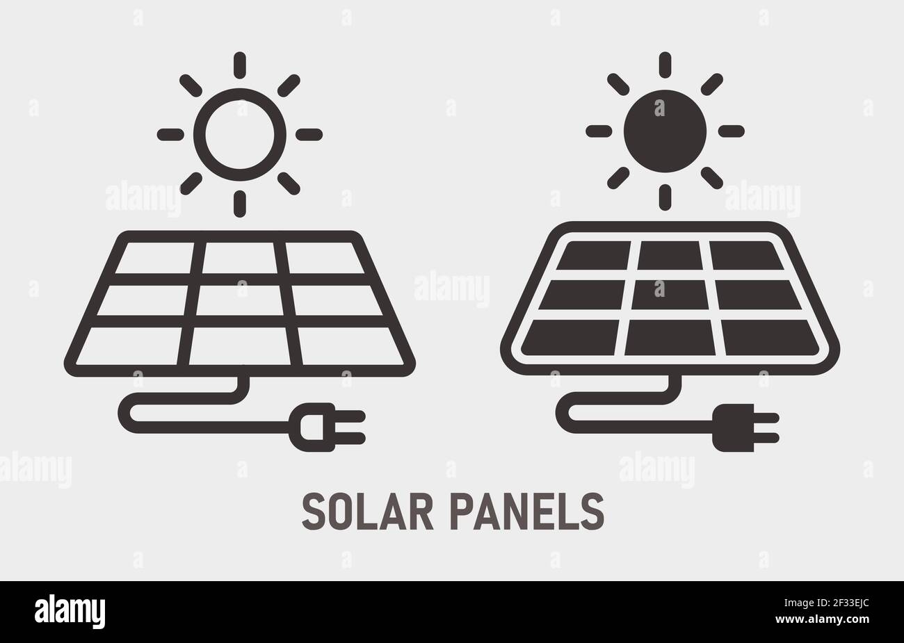 Solar panel icon fotografías e de alta resolución - Alamy