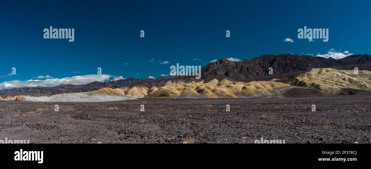 Valle de la muerte, EE.UU. Foto de stock