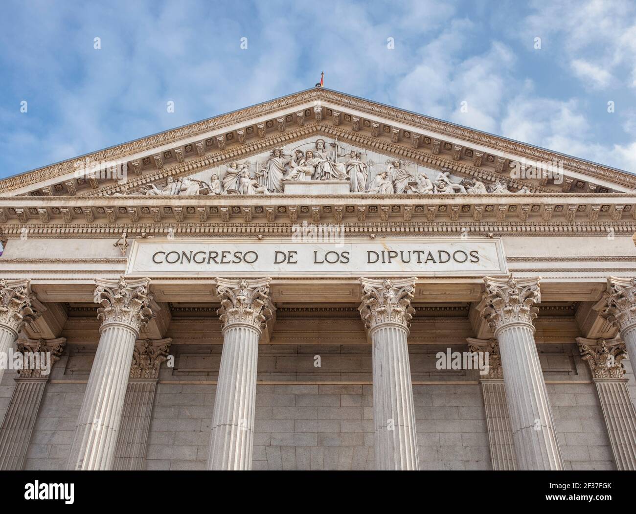 Edificio del Congreso de Diputados de España Fotografía de stock - Alamy