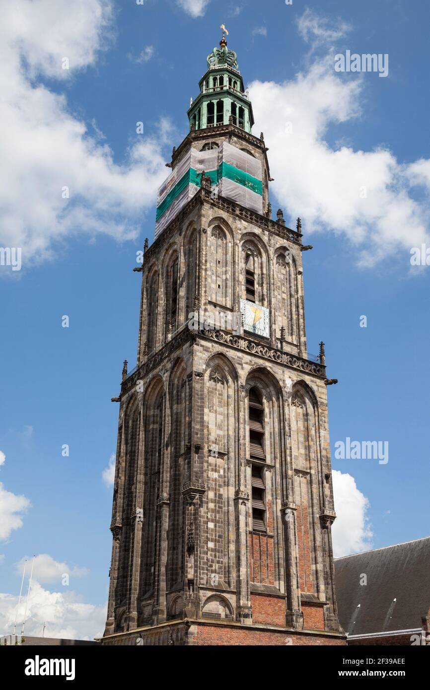 Geografía / viajes, países Bajos, Groningen, Iglesia de San Martín
