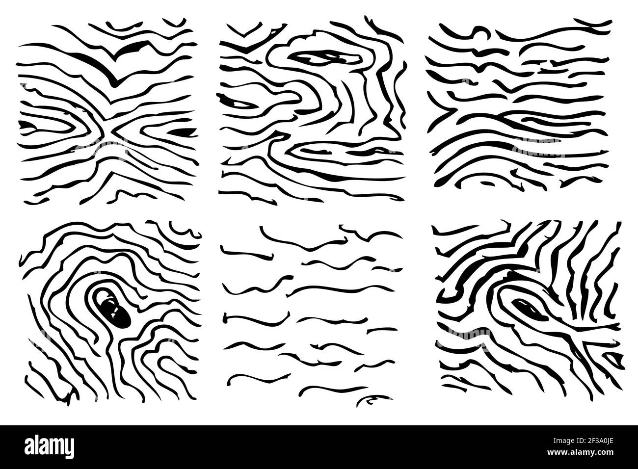 Vector Blanco y negro dibujo a mano, textura de madera Imagen Vector de  stock - Alamy