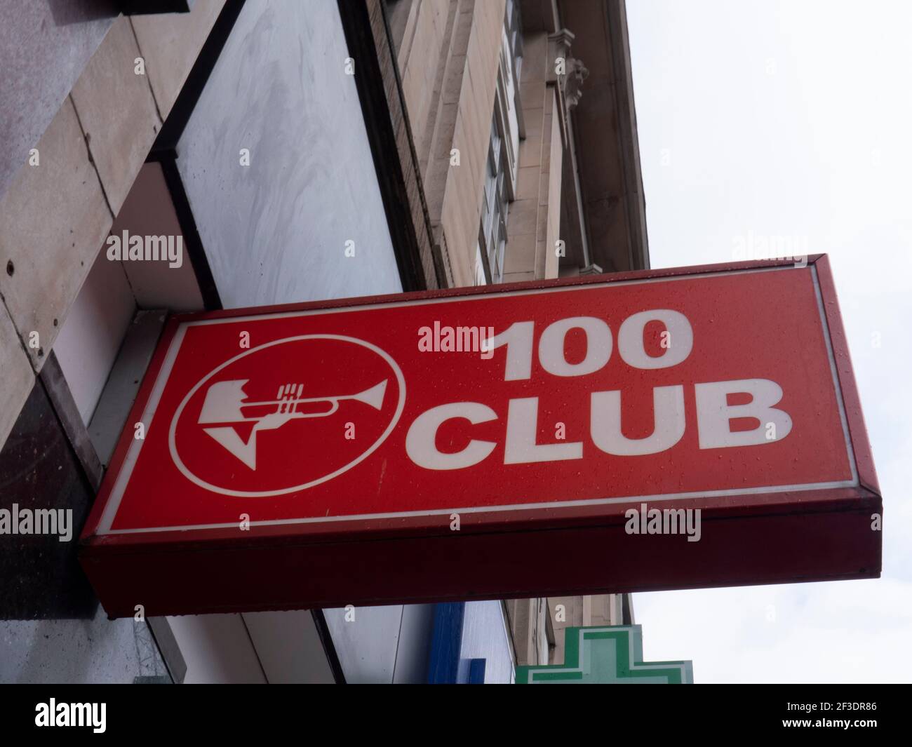 100 Club Oxford Street local de música de Londres Foto de stock