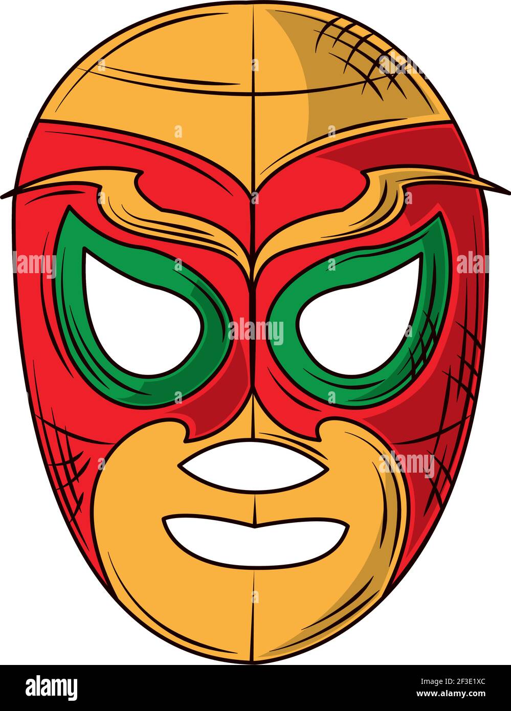 Total 67+ imagen mascaras de luchadores dibujos Viaterra.mx