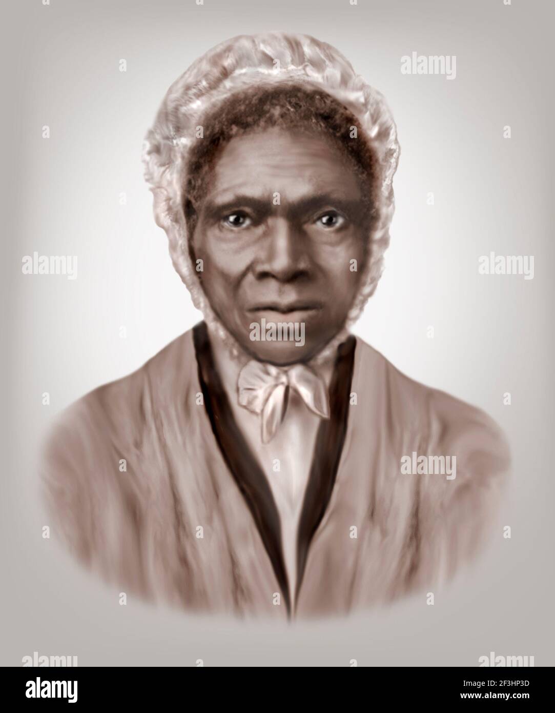 Sojourner Truth 1797-1883 Abolicionista Americana activista por los derechos de las mujeres Foto de stock