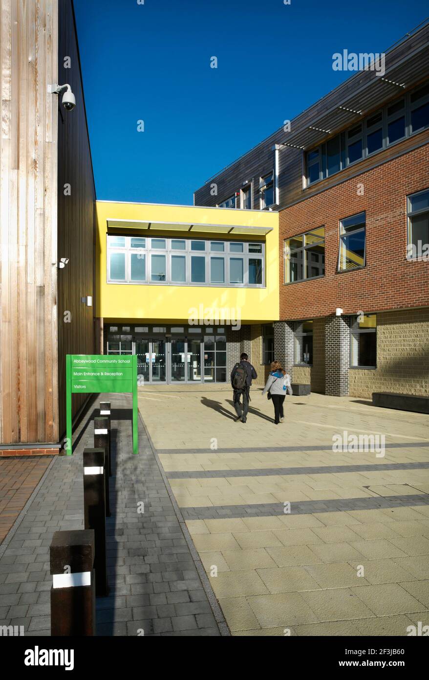 Abbeywood School, Nueva escuela secundaria en Filton, Bristol Foto de stock