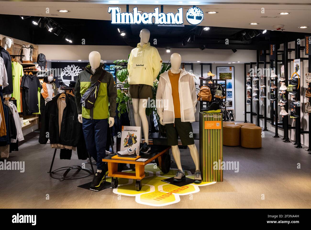 La Marca Timberland de la compa a americana de ropa y calzado