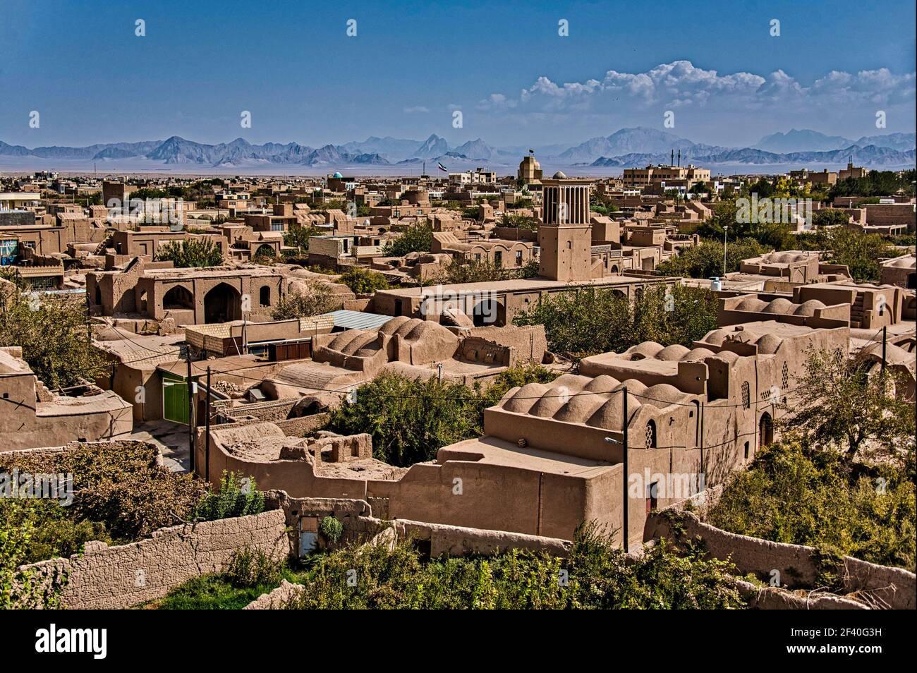 Castillo de Naryn, Narin Qal'eh, Meybod, Provincia de Yazd, Irán Foto de stock