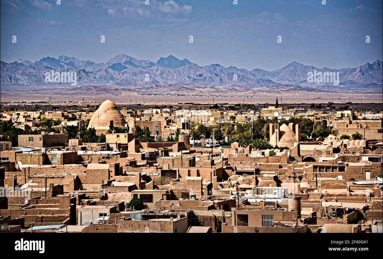 Castillo de Naryn, Narin Qal'eh, Meybod, Provincia de Yazd, Irán Foto de stock