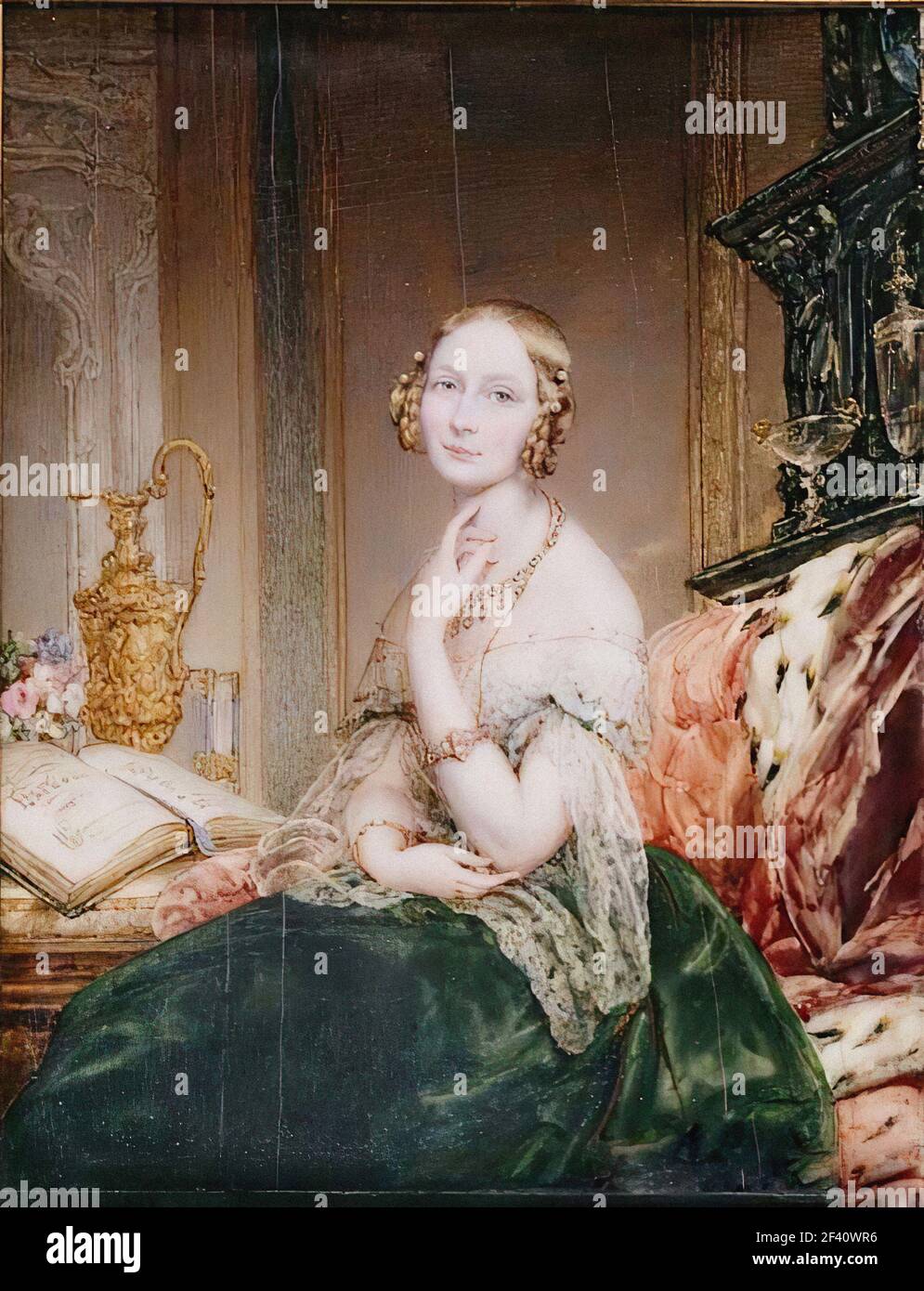 Charles Robertson - Gran Duquesa Elen Pavlovna 1841 Foto de stock