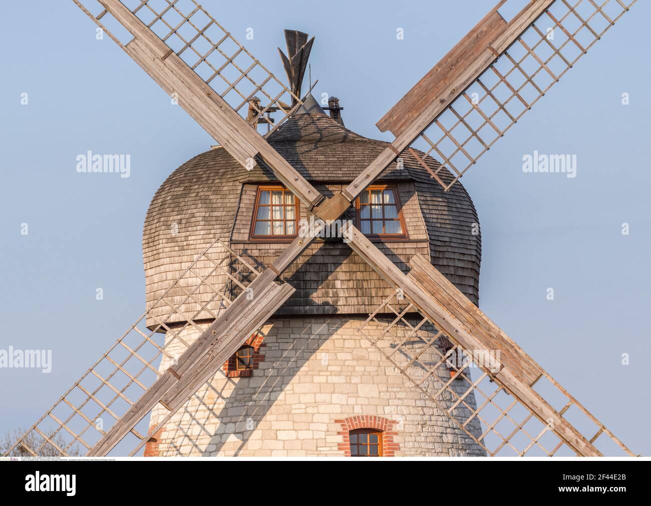 Geografía / viajes, Alemania, Baja Sajonia, Soellingen, molino de viento, Derechos adicionales-liquidación-Información-no-disponible Foto de stock