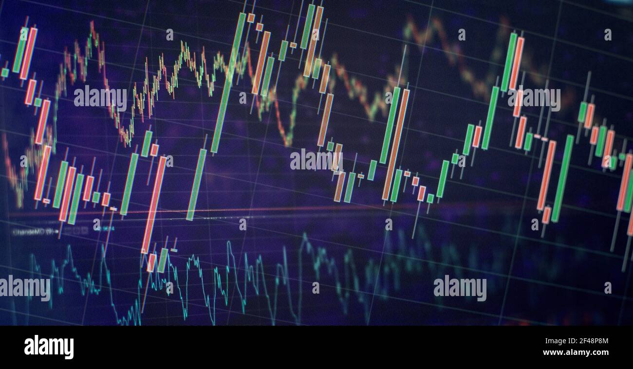 El plan de negocios en la reunión y analizar los números financieros para  ver el desempeño de la compañía en la bolsa de valores Fotografía de stock  - Alamy