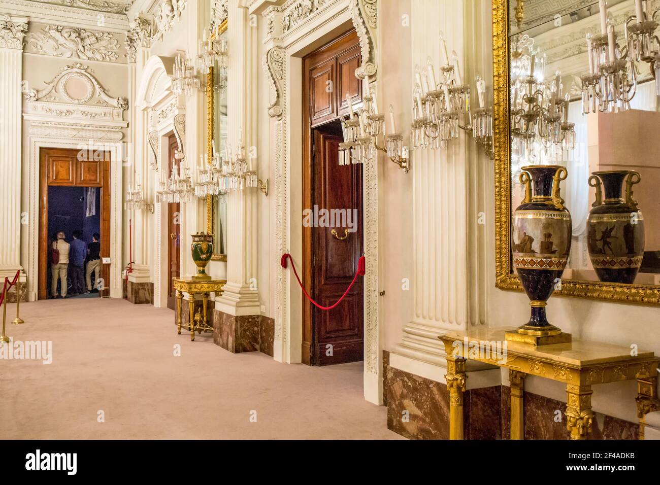 Florencia, Italia. White Hall en el Palacio Pitti. (Solo para uso editorial) Foto de stock