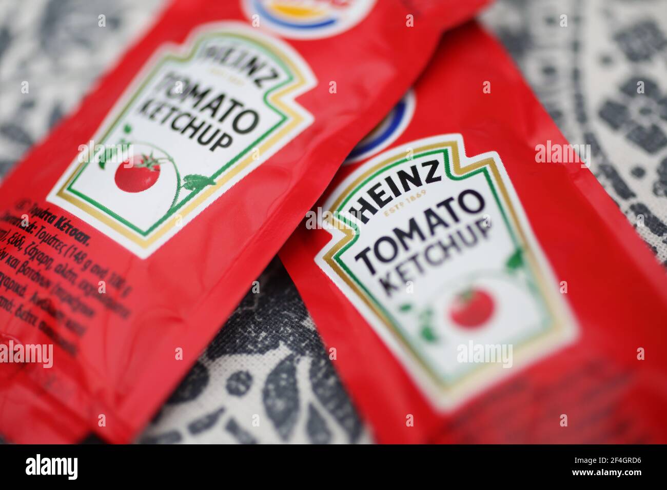 Heinz ketchup de Burger King Fotografía de stock Alamy