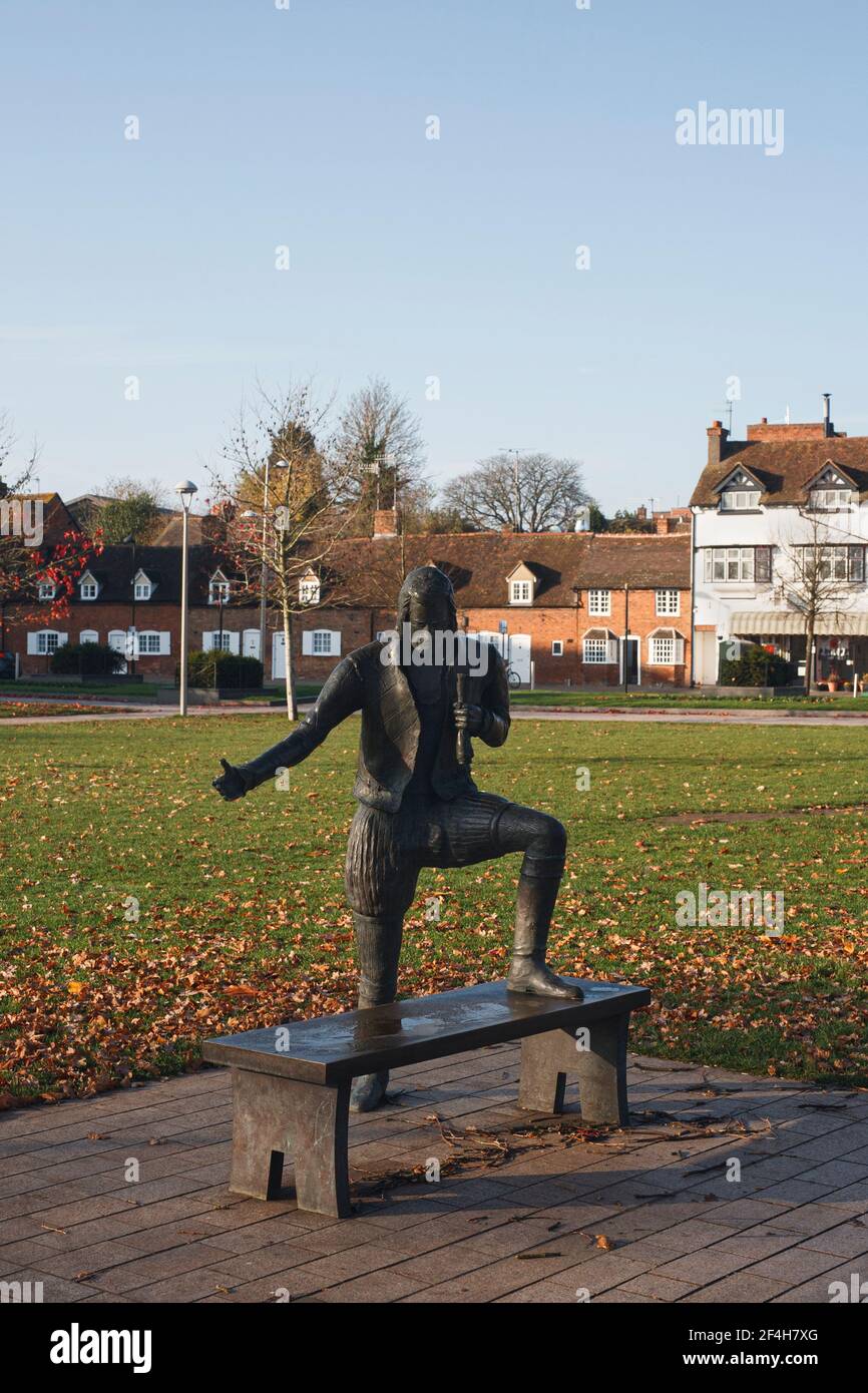 La estatua de la joven voluntad por Lawrence Holofcener, Stratford upon Avon. Foto de stock