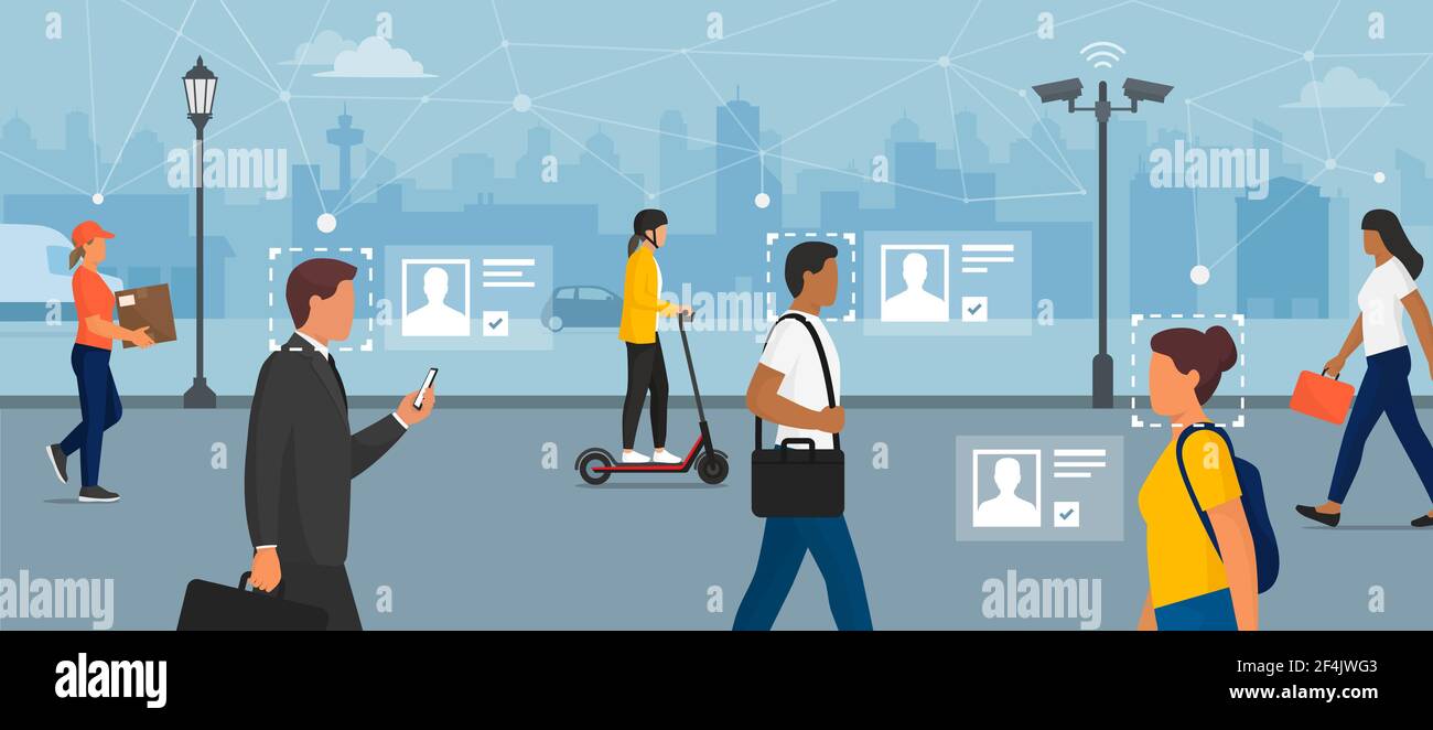 Reconocimiento facial y tecnología de identificación personal Las