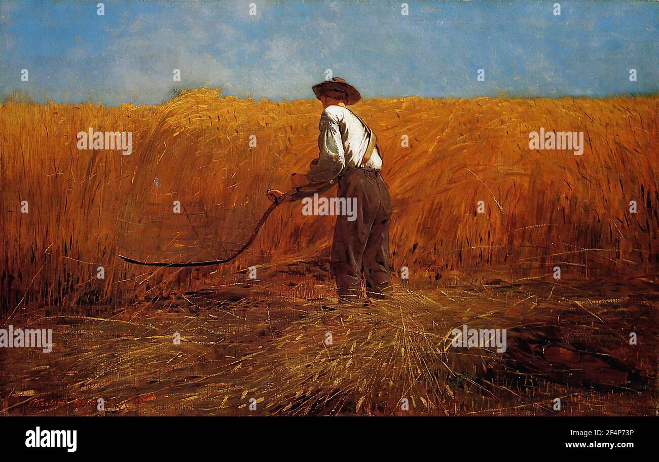 Winslow Homer - Veterano Nuevo campo 1865 Foto de stock