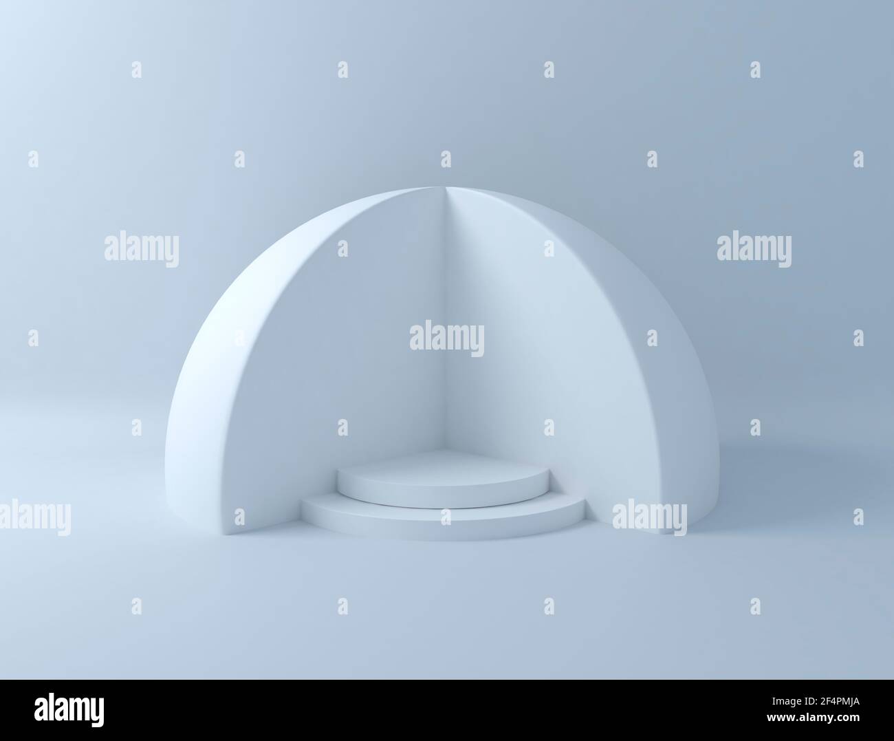 Resumen 3D podio. 3d renderizar Foto de stock