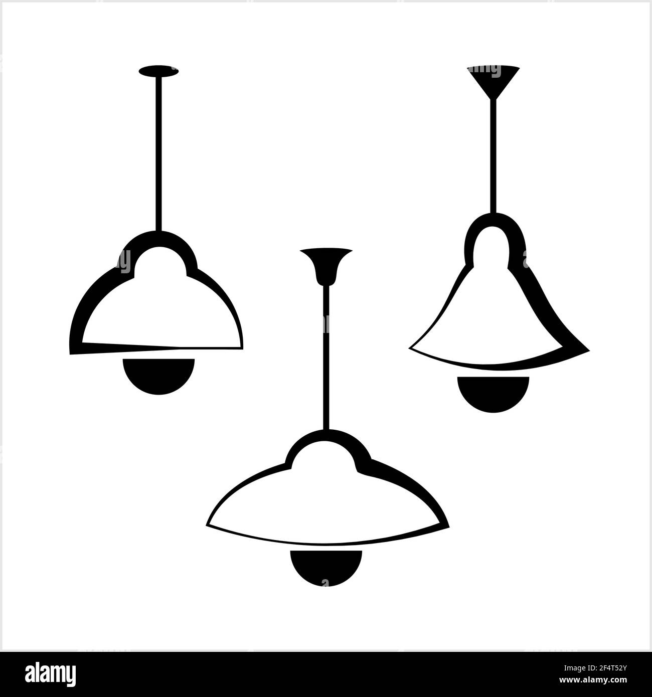 Lámpara de techo icono Diseño Vector Arte Ilustración Imagen Vector de  stock - Alamy