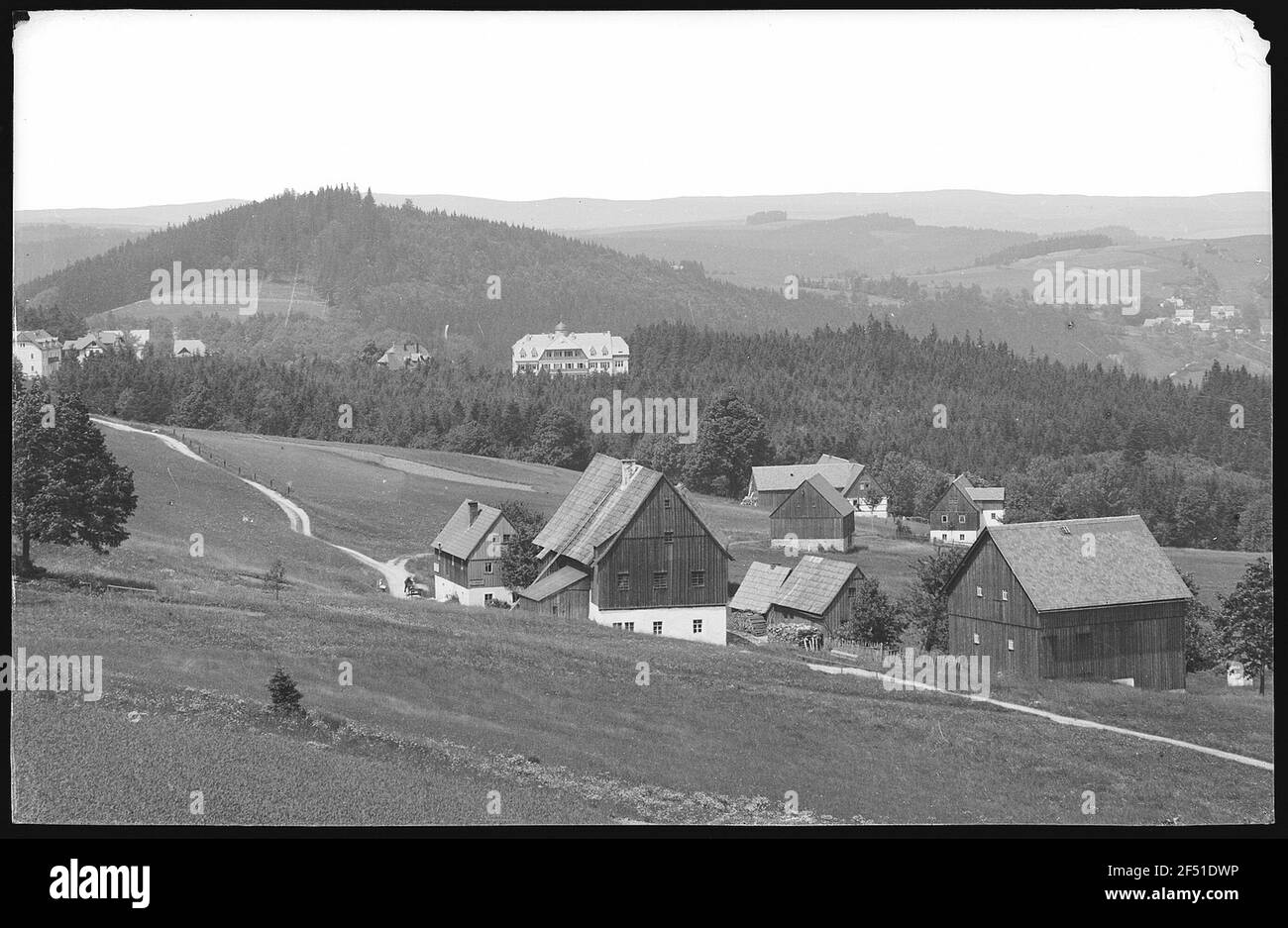 Bärenfels. Schwesternheim 'Waldesruh', Oberkipsdorf Foto de stock