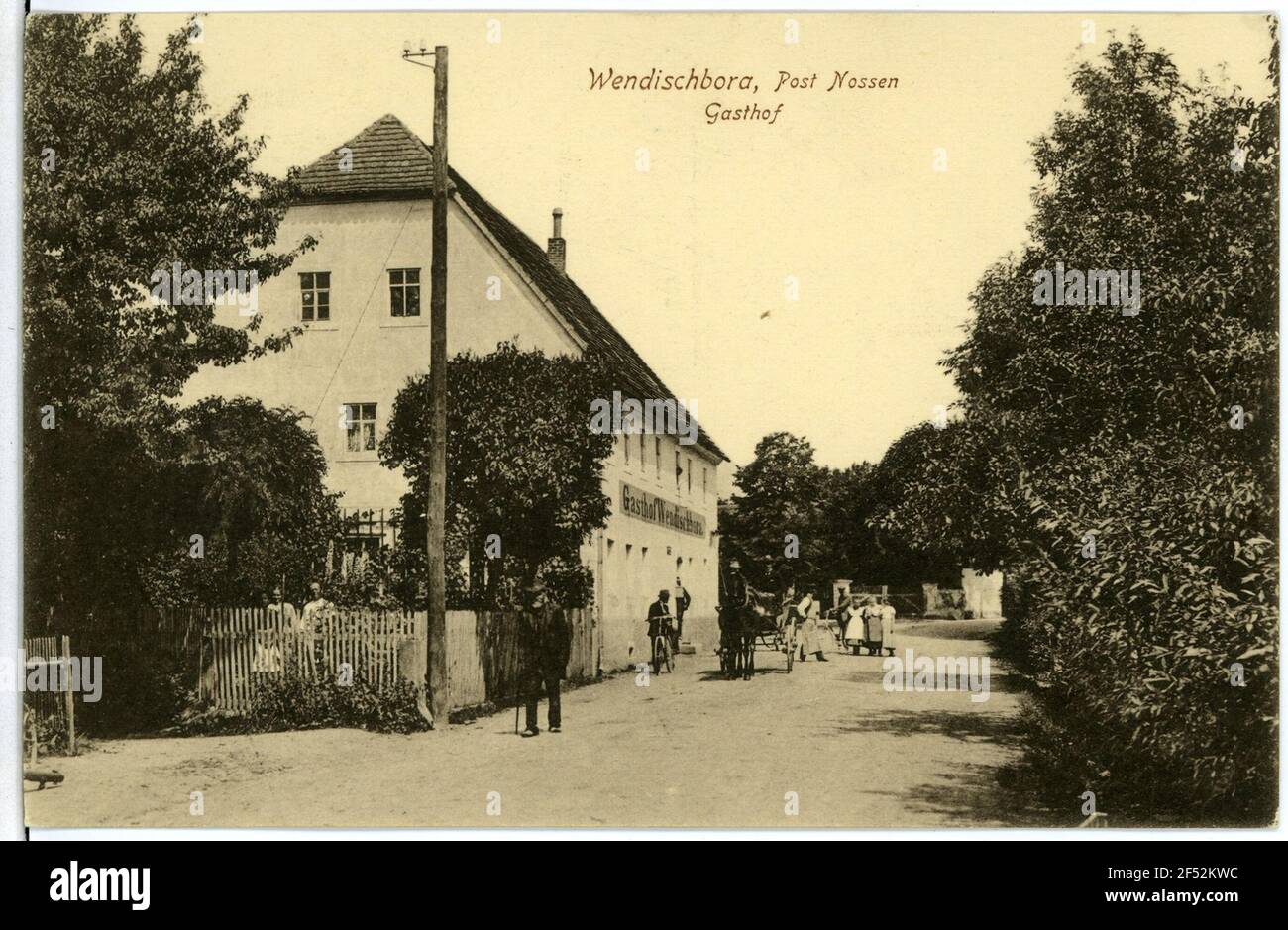 Gasthof Wendischbora. Gasthof Foto de stock