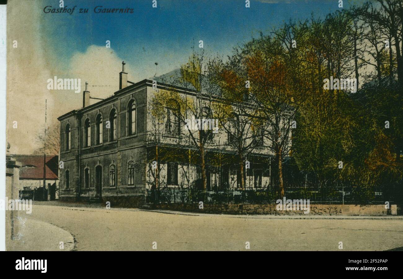 Gasthof Gauernitz. Gasthof Foto de stock