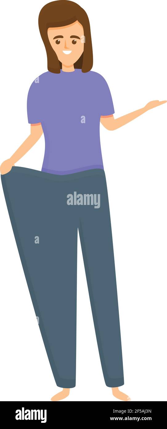 Icono de adelgazamiento para el cuidado del cuerpo. Dibujos animados de  cuidado corporal adelgazamiento vector icono para diseño web aislado sobre  fondo blanco Imagen Vector de stock - Alamy