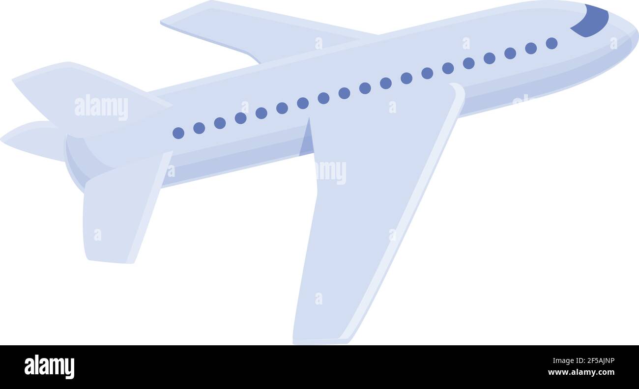 Icono de avión. Dibujos animados de un icono de vector de avión para el  diseño web aislado sobre fondo blanco Imagen Vector de stock - Alamy